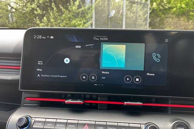 Hyundai KONA 1.6 T Gdi N Line Suv 5dr Petrol Manual Euro 6 (s/s) (138 Ps) Abyss Black
