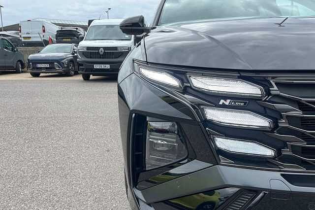 Hyundai TUCSON 1.6 T Gdi N Line S Suv 5dr Petrol Hybrid Auto Euro 6 (s/s) (215 Ps) Abyss Black