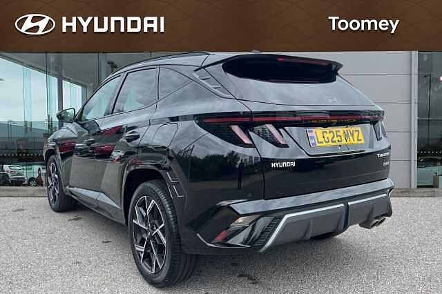 Hyundai TUCSON 1.6 T Gdi N Line S Suv 5dr Petrol Hybrid Auto Euro 6 (s/s) (215 Ps) Abyss Black