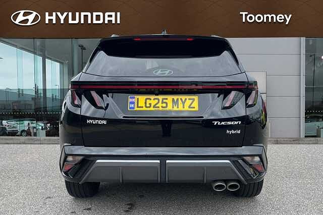 Hyundai TUCSON 1.6 T Gdi N Line S Suv 5dr Petrol Hybrid Auto Euro 6 (s/s) (215 Ps) Abyss Black