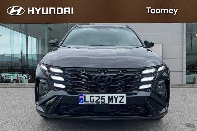 Hyundai TUCSON 1.6 T Gdi N Line S Suv 5dr Petrol Hybrid Auto Euro 6 (s/s) (215 Ps) Abyss Black