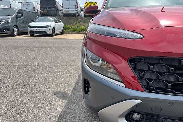 Hyundai KONA 1.0 T Gdi Mhev Premium Suv 5dr Petrol Hybrid Manual Euro 6 (s/s) (120 Ps) Ultimate Red