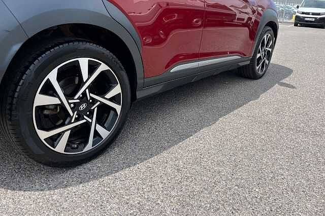 Hyundai KONA 1.0 T Gdi Mhev Premium Suv 5dr Petrol Hybrid Manual Euro 6 (s/s) (120 Ps) Ultimate Red