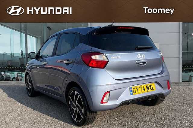 Hyundai I10 1.2 Premium Hatchback 5dr Petrol Auto Euro 6 (s/s) (79 Ps) Meta Blue