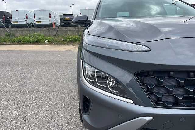 Hyundai KONA 1.6 H Gdi Ultimate Suv 5dr Petrol Hybrid Dct Euro 6 (s/s) (141 Ps) Ecotronic Grey