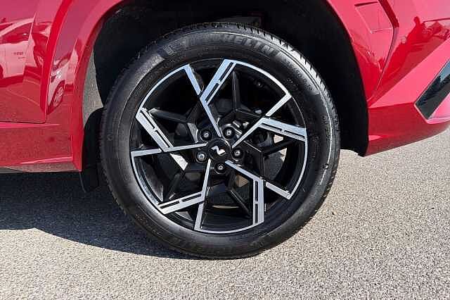 Hyundai TUCSON 1.6t N Line S Suv 5dr Petrol Hybrid Auto Euro 6 (s/s) (239 Ps) Ultimate Red