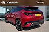 Hyundai TUCSON 1.6t N Line S Suv 5dr Petrol Hybrid Auto Euro 6 (s/s) (239 Ps) Ultimate Red
