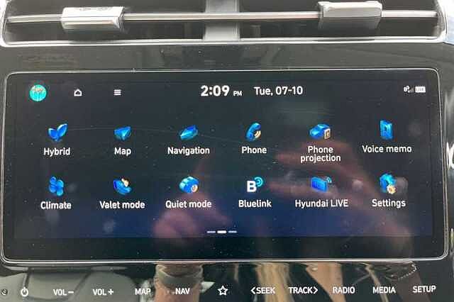 Hyundai TUCSON 1.6T 239 HYBRID ULTIMATE 5DR AUTO Blue