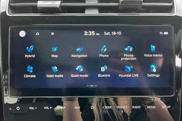 Hyundai TUCSON 1.6 TGDI HYBRID 230 N LINE S 5DR 2WD AUTO RED