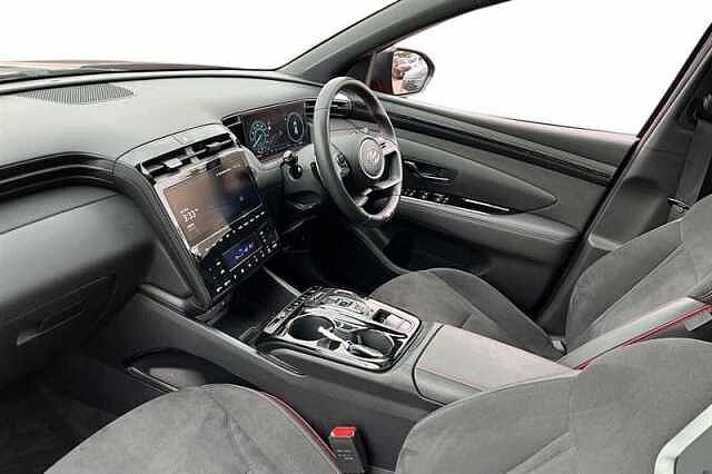 Hyundai TUCSON 1.6 TGDI HYBRID 230 N LINE S 5DR 2WD AUTO RED