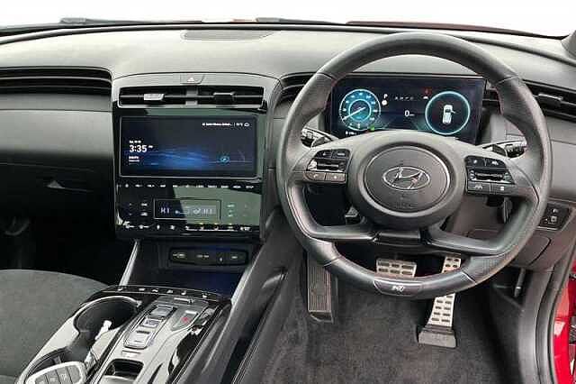 Hyundai TUCSON 1.6 TGDI HYBRID 230 N LINE S 5DR 2WD AUTO RED
