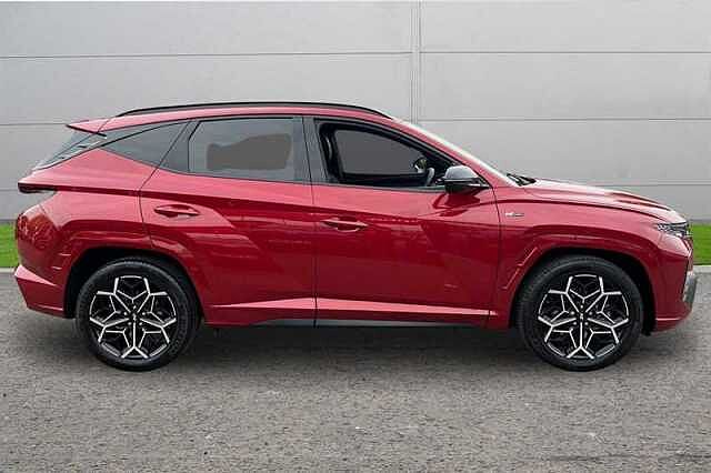 Hyundai TUCSON 1.6 TGDI HYBRID 230 N LINE S 5DR 2WD AUTO RED