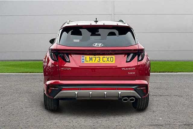 Hyundai TUCSON 1.6 TGDI HYBRID 230 N LINE S 5DR 2WD AUTO RED