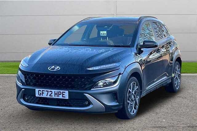 Hyundai KONA 1.6 GDI HYBRID PREMIUM 5DR DCT Black