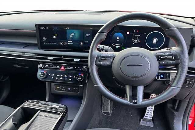 Hyundai TUCSON 1.6T HYBRID N LINE 5DR AUTO Red