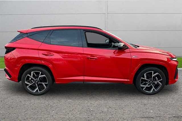 Hyundai TUCSON 1.6T HYBRID N LINE 5DR AUTO Red