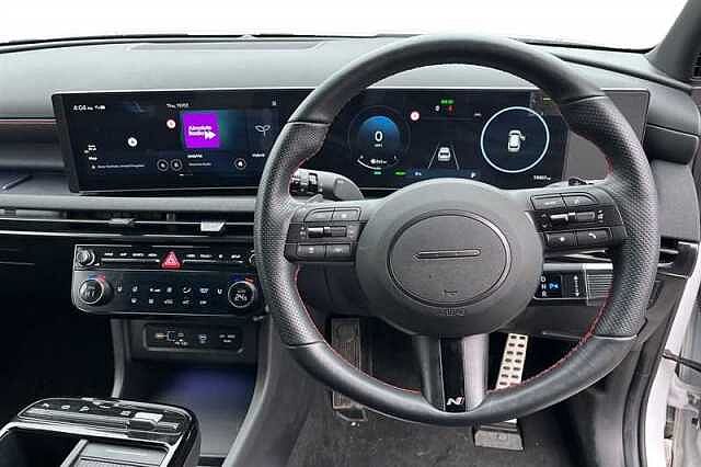 Hyundai TUCSON 1.6T HYBRID N LINE 5DR AUTO SERENITY WHITE