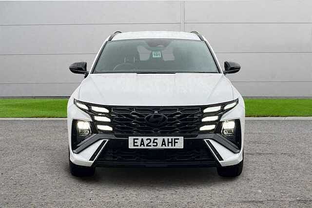 Hyundai TUCSON 1.6T HYBRID N LINE 5DR AUTO SERENITY WHITE
