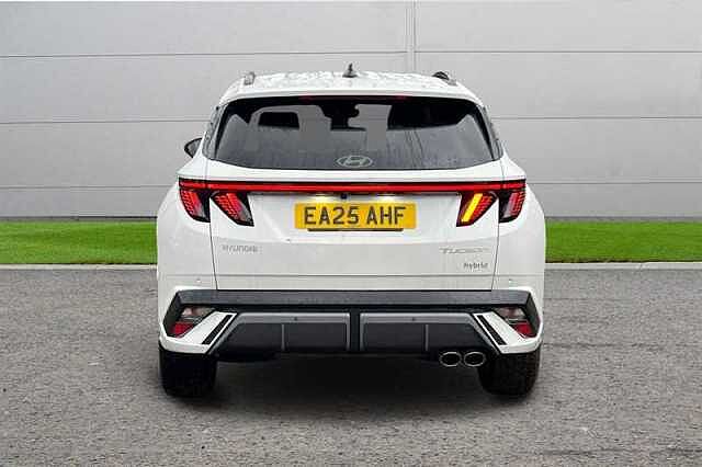 Hyundai TUCSON 1.6T HYBRID N LINE 5DR AUTO SERENITY WHITE