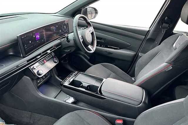 Hyundai TUCSON 1.6T HYBRID N LINE 5DR AUTO SERENITY WHITE