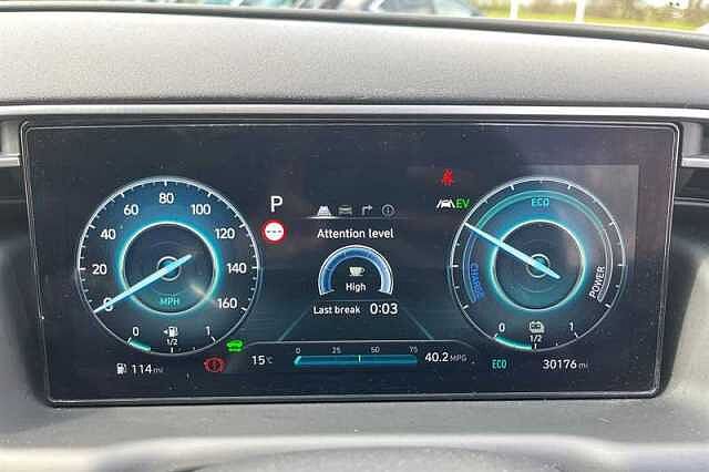 Hyundai TUCSON 1.6 TGDI HYBRID 230 PREMIUM 5DR 2WD AUTO SUNSET RED