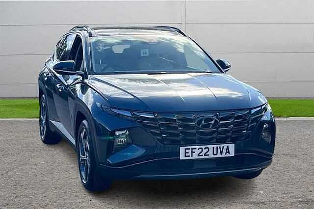 Hyundai TUCSON 1.6 TGDI 48V MHD 180 ULTIMATE 5DR 4WD DCT TEAL BLUE