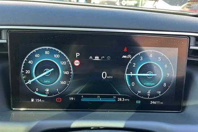 Hyundai TUCSON 1.6 TGDI 48V MHD 180 ULTIMATE 5DR 4WD DCT TEAL BLUE