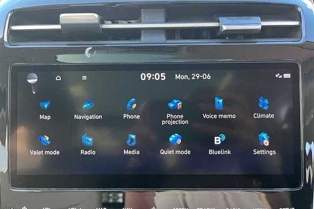 Hyundai TUCSON 1.6 TGDI 48V MHD 180 ULTIMATE 5DR 4WD DCT TEAL BLUE