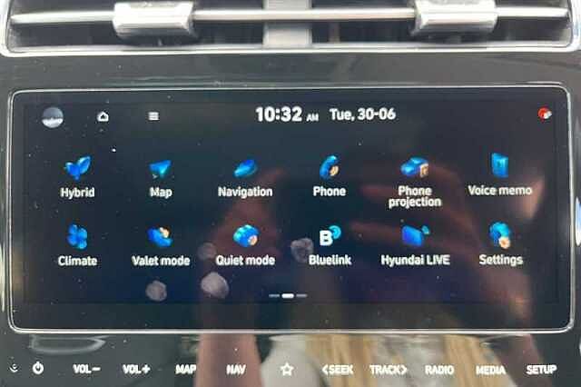 Hyundai TUCSON 1.6 TGDI HYBRID 230 ULTIMATE 5DR 2WD AUTO TEAL BLUE
