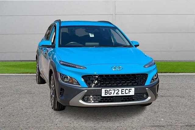 Hyundai KONA 1.6 GDI HYBRID PREMIUM 5DR DCT DIVE BLUE