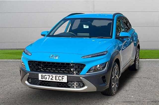 Hyundai KONA 1.6 GDI HYBRID PREMIUM 5DR DCT DIVE BLUE