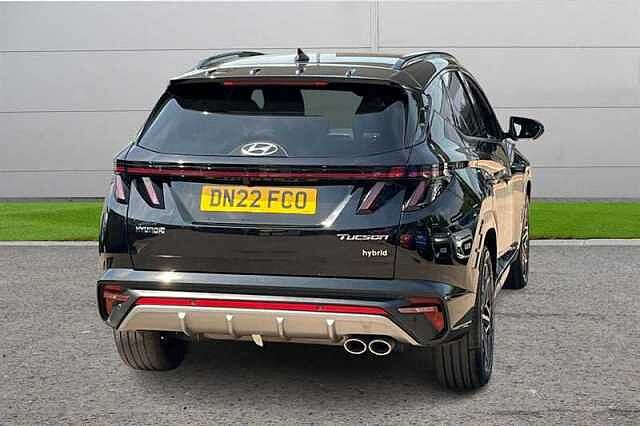 Hyundai TUCSON 1.6 TGDI HYBRID 230 N LINE S 5DR 2WD AUTO PHANTOM BLACK
