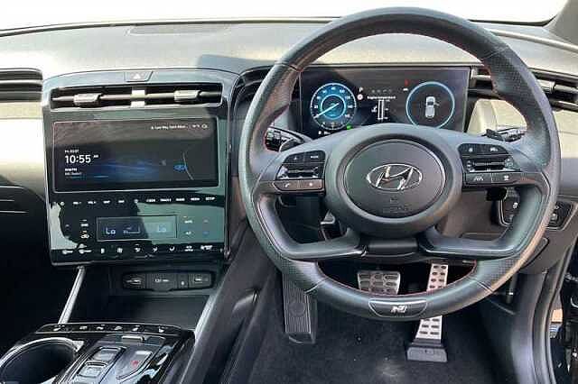 Hyundai TUCSON 1.6 TGDI HYBRID 230 N LINE S 5DR 2WD AUTO PHANTOM BLACK