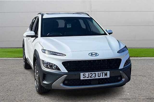 Hyundai KONA 1.6 GDI HYBRID ULTIMATE 5DR DCT ATLAS WHITE