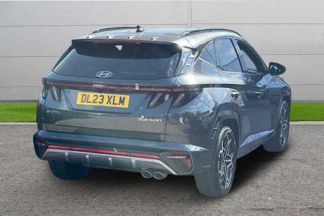 Hyundai TUCSON 1.6 TGDI 48V MHD N LINE S 5DR 2WD DCT DARK KNIGHT GREY