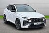 Hyundai TUCSON 1.6T HYBRID N LINE S 5DR 4WD AUTO White