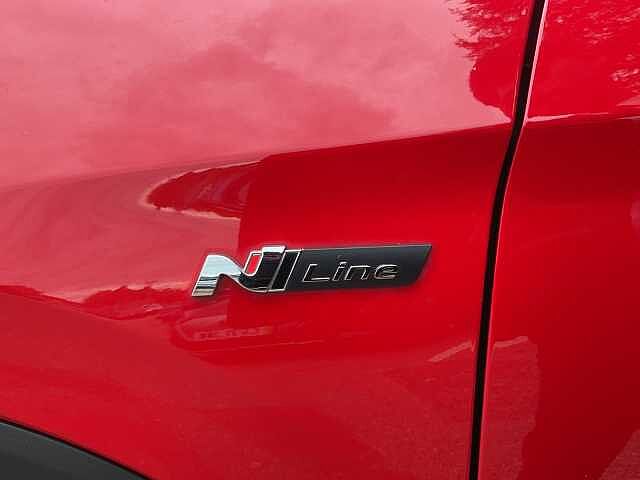 Hyundai TUCSON 1.6 CRDi 48V MHD 136 N Line 5dr 2WD DCT Engine Red