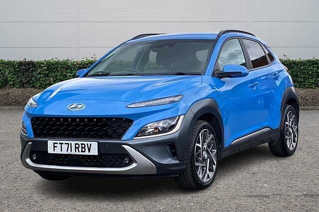 Hyundai KONA 1.6 GDi Hybrid Premium 5dr DCT Surfy Blue