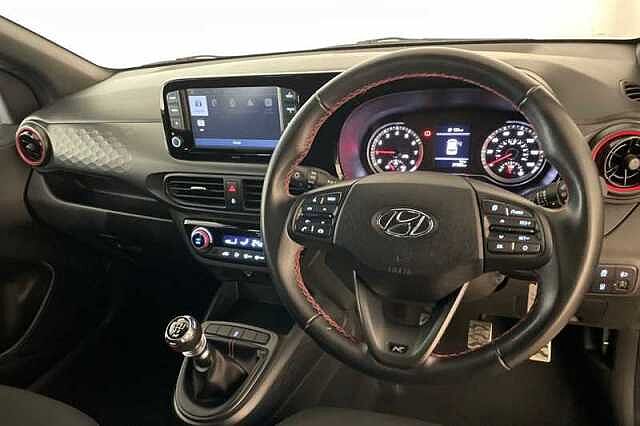 Hyundai I10 1.0 T-GDi N Line Hatchback 5dr Petrol Manual Euro 6 (s/s) (100 ps) Black