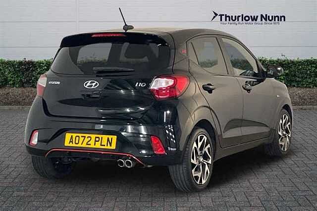 Hyundai I10 1.0 T-GDi N Line Hatchback 5dr Petrol Manual Euro 6 (s/s) (100 ps) Black