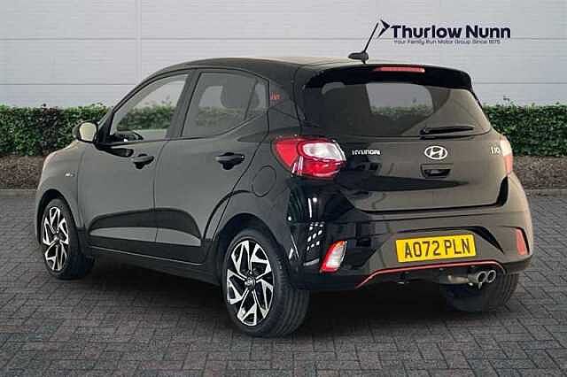 Hyundai I10 1.0 T-GDi N Line Hatchback 5dr Petrol Manual Euro 6 (s/s) (100 ps) Black