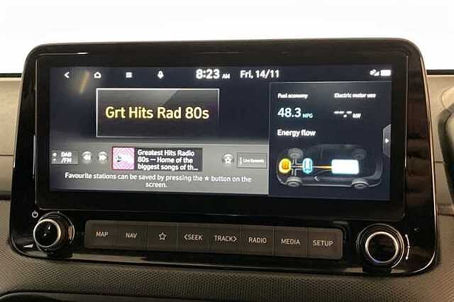 Hyundai KONA 1.6 h-GDi Premium SUV 5dr Petrol Hybrid DCT Euro 6 (s/s) (141 ps) Black