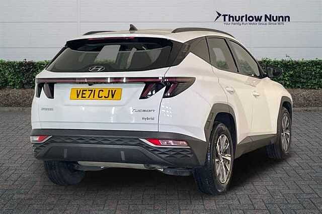 Hyundai TUCSON 1.6 h T-GDi SE Connect SUV 5dr Petrol Hybrid Auto Euro 6 (s/s) (230 ps) White