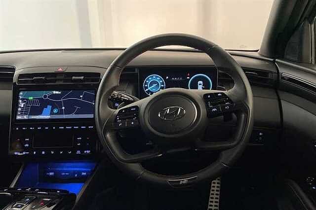 Hyundai TUCSON 1.6 h T-GDi N Line SUV 5dr Petrol Hybrid Auto Euro 6 (s/s) (230 ps) Shimmering Slvr