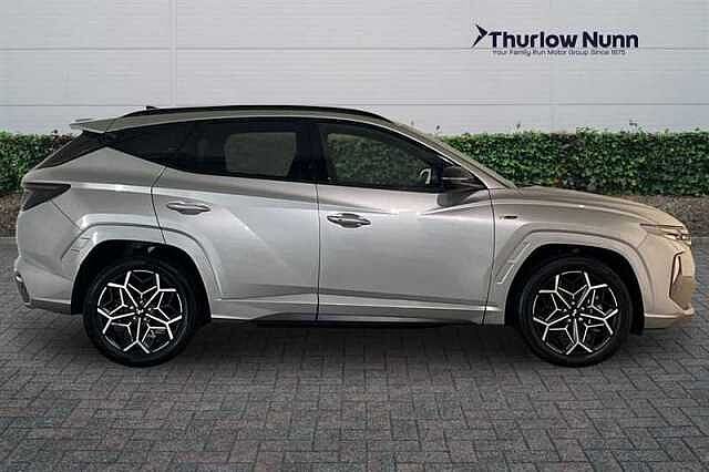 Hyundai TUCSON 1.6 h T-GDi N Line SUV 5dr Petrol Hybrid Auto Euro 6 (s/s) (230 ps) Shimmering Slvr
