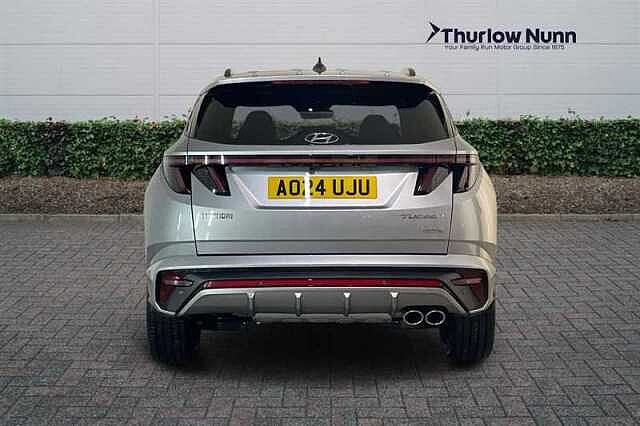 Hyundai TUCSON 1.6 h T-GDi N Line SUV 5dr Petrol Hybrid Auto Euro 6 (s/s) (230 ps) Shimmering Slvr