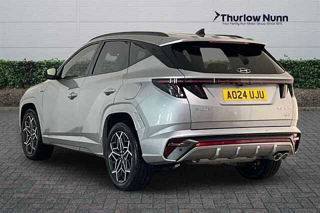 Hyundai TUCSON 1.6 h T-GDi N Line SUV 5dr Petrol Hybrid Auto Euro 6 (s/s) (230 ps) Shimmering Slvr
