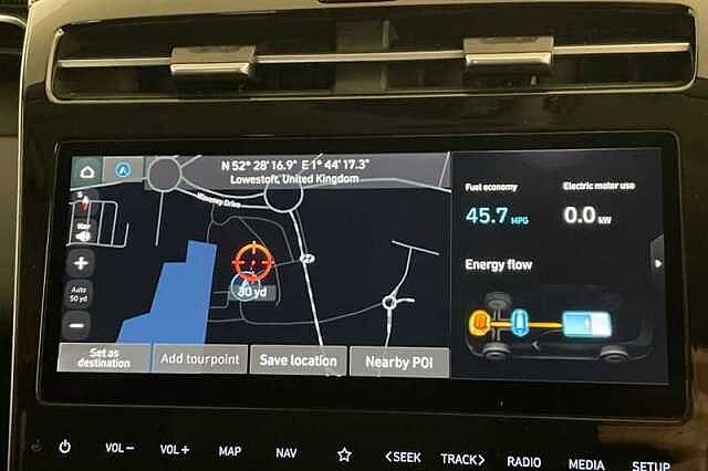 Hyundai TUCSON 1.6 h T-GDi Premium SUV 5dr Petrol Hybrid Auto Euro 6 (s/s) (230 ps) Silver