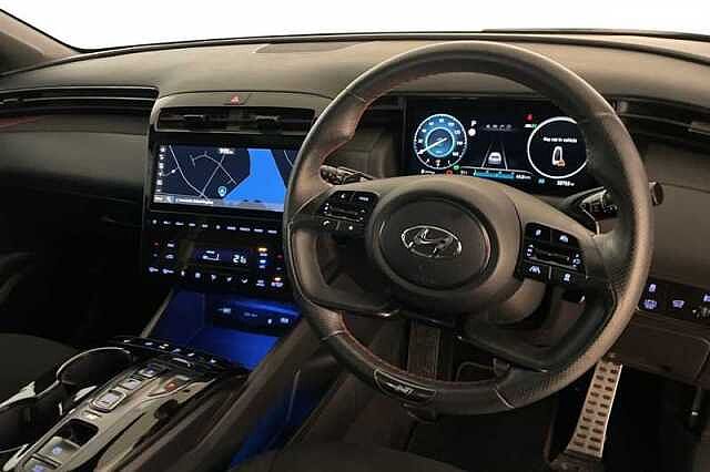 Hyundai TUCSON 1.6 h T-GDi N Line S SUV 5dr Petrol Hybrid Auto Euro 6 (s/s) (230 ps) Grey