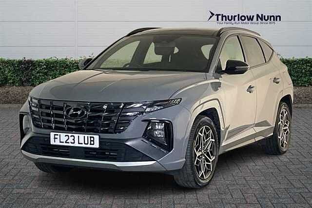 Hyundai TUCSON 1.6 h T-GDi N Line S SUV 5dr Petrol Hybrid Auto Euro 6 (s/s) (230 ps) Grey